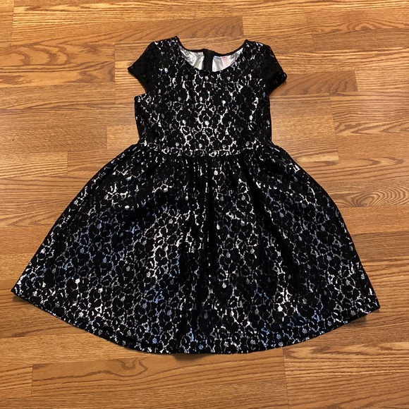 Black and Silver Justice Dress - Picture 1 of 8